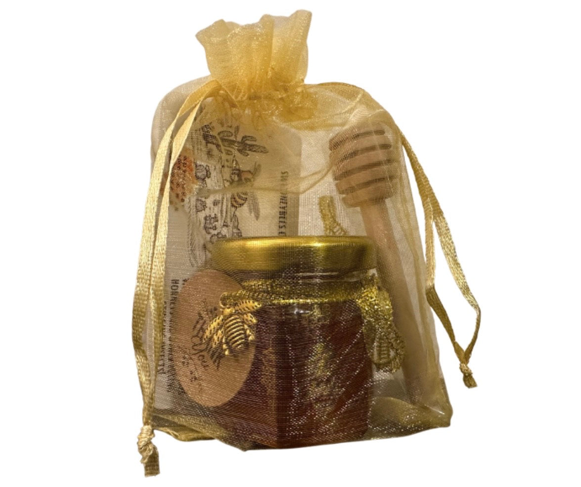 3oz Raw Local Honey Small Party Favor (Weddings, Baby Showers, etc.)