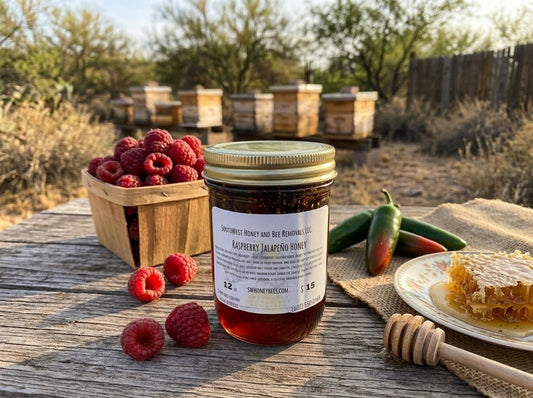 Raspberry Jalapeño Honey 12oz