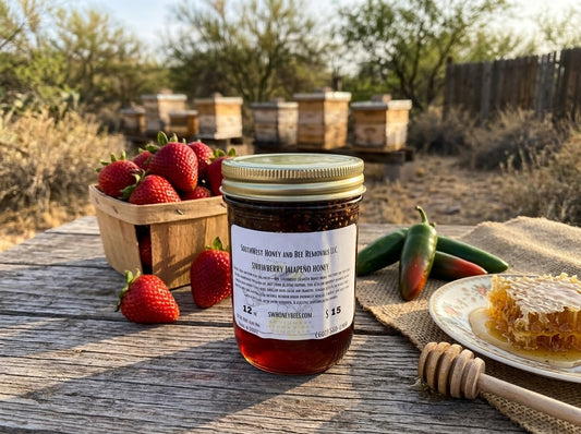Strawberry Jalapeño Honey 12oz