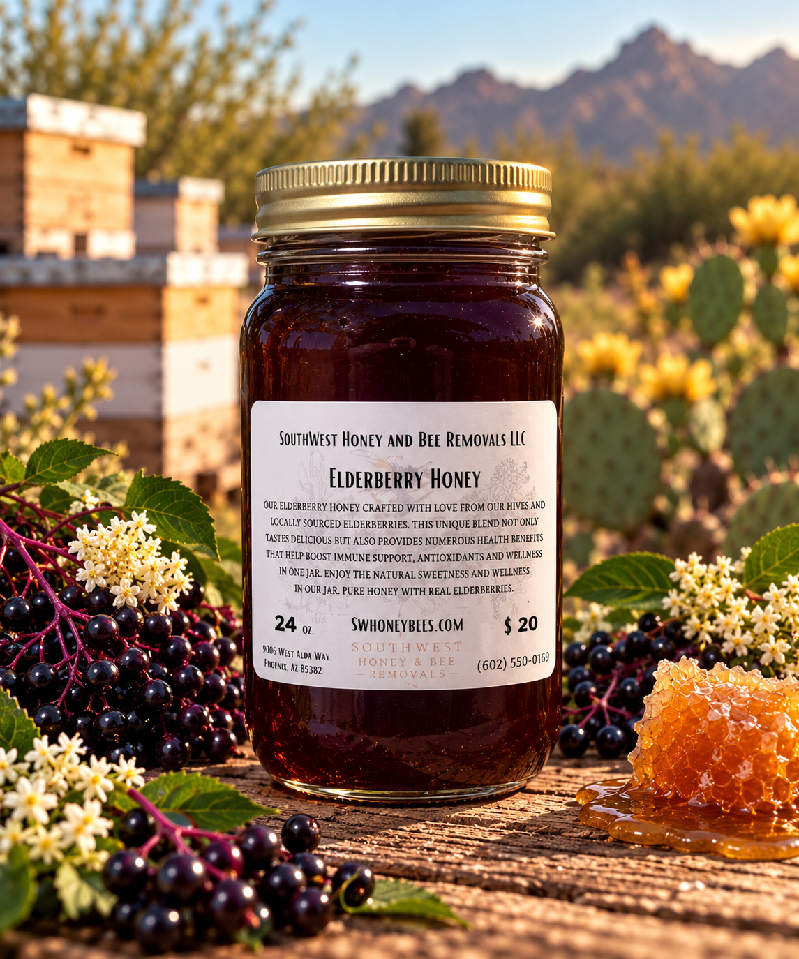 Elderberry Honey