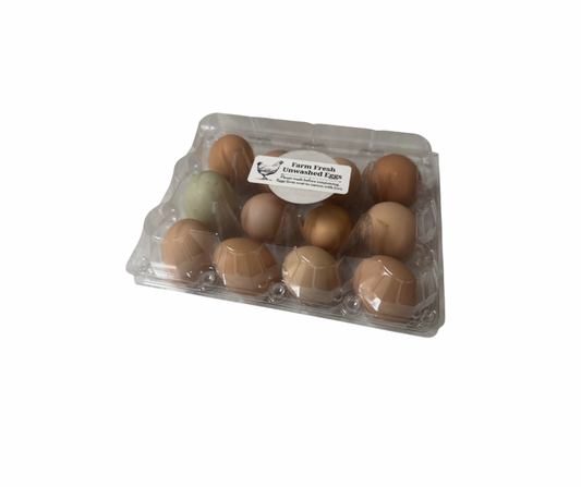 Farm Fresh Unwashed Eggs 12ct.