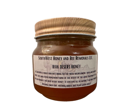 12 oz Raw Local Honey With Honeycomb (Phoenix)